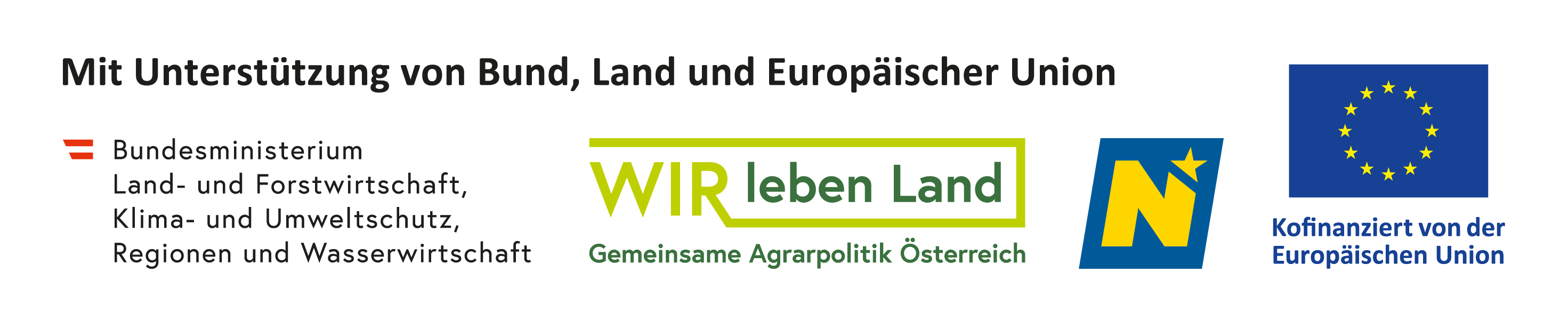 Gefördert von Bund, Land Niederösterreich und Europäischer Union im Rahmen von LEADER
